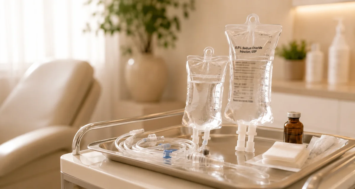 IV bags or infusion lounge